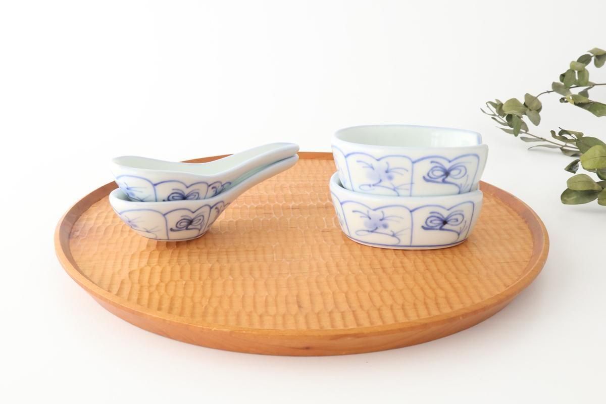 Baizan Kiln Renge（Chinese spoon)with Stand Shepherd Purse | Tobe Ware