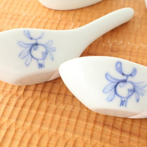 Baizan Kiln Renge（Chinese spoon)with Stand Pomegranate | Tobe Ware