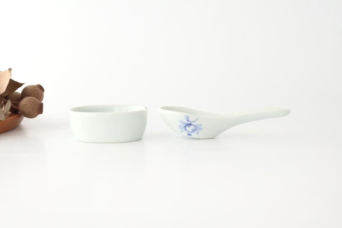 Baizan Kiln Renge（Chinese spoon)with Stand Pomegranate | Tobe Ware