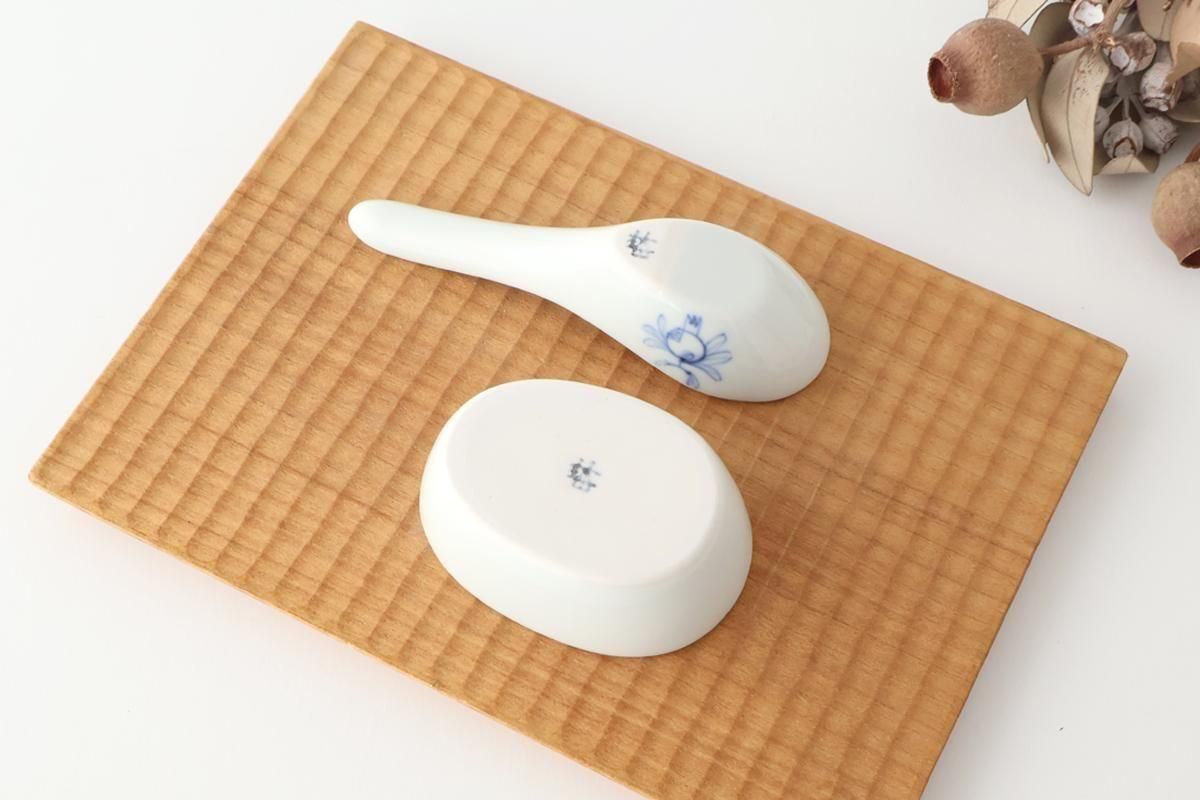 Baizan Kiln Renge（Chinese spoon)with Stand Pomegranate | Tobe Ware