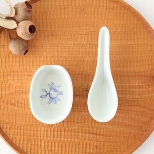 Baizan Kiln Renge（Chinese spoon)with Stand Pomegranate | Tobe Ware