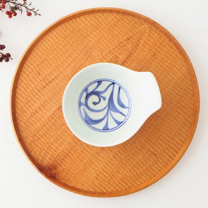 Baizan Kiln Tonsui(Bowl) Red Arabesque | Serving Bowl Tobe Ware