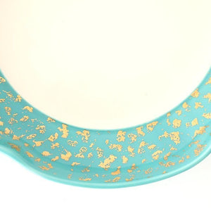 Multi-purpose Plate Turquoise and Gold | Arita Ware
