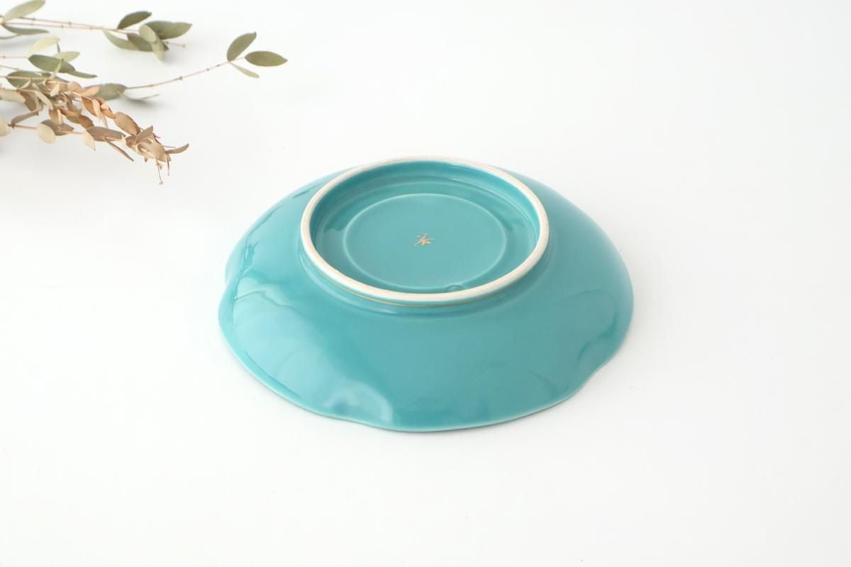 Multi-purpose Plate Turquoise and Gold | Arita Ware