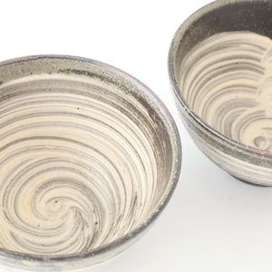 Rice Bowl Hakeme Black | Shigaraki Ware