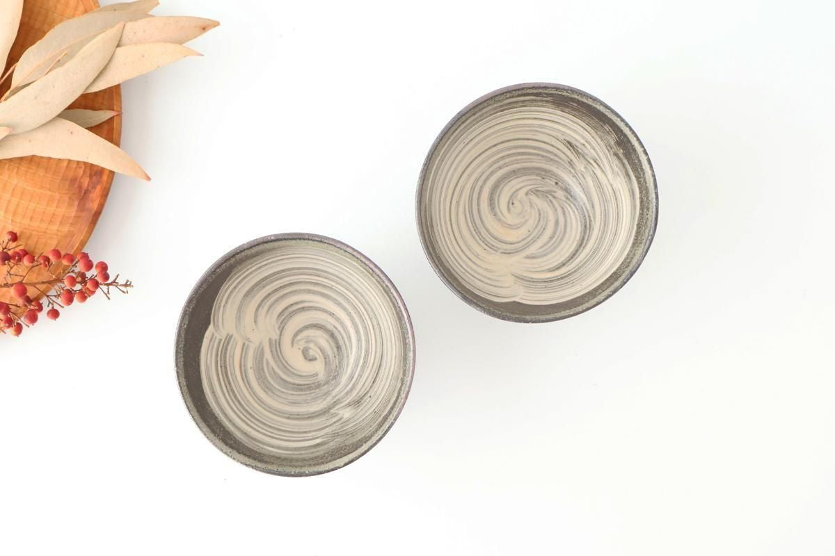 Rice Bowl Hakeme Black | Shigaraki Ware