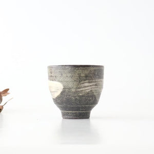 Japanese Cup Hakeme Black | Yunomi Shigaraki Ware