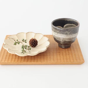 Japanese Cup Hakeme Black | Yunomi Shigaraki Ware