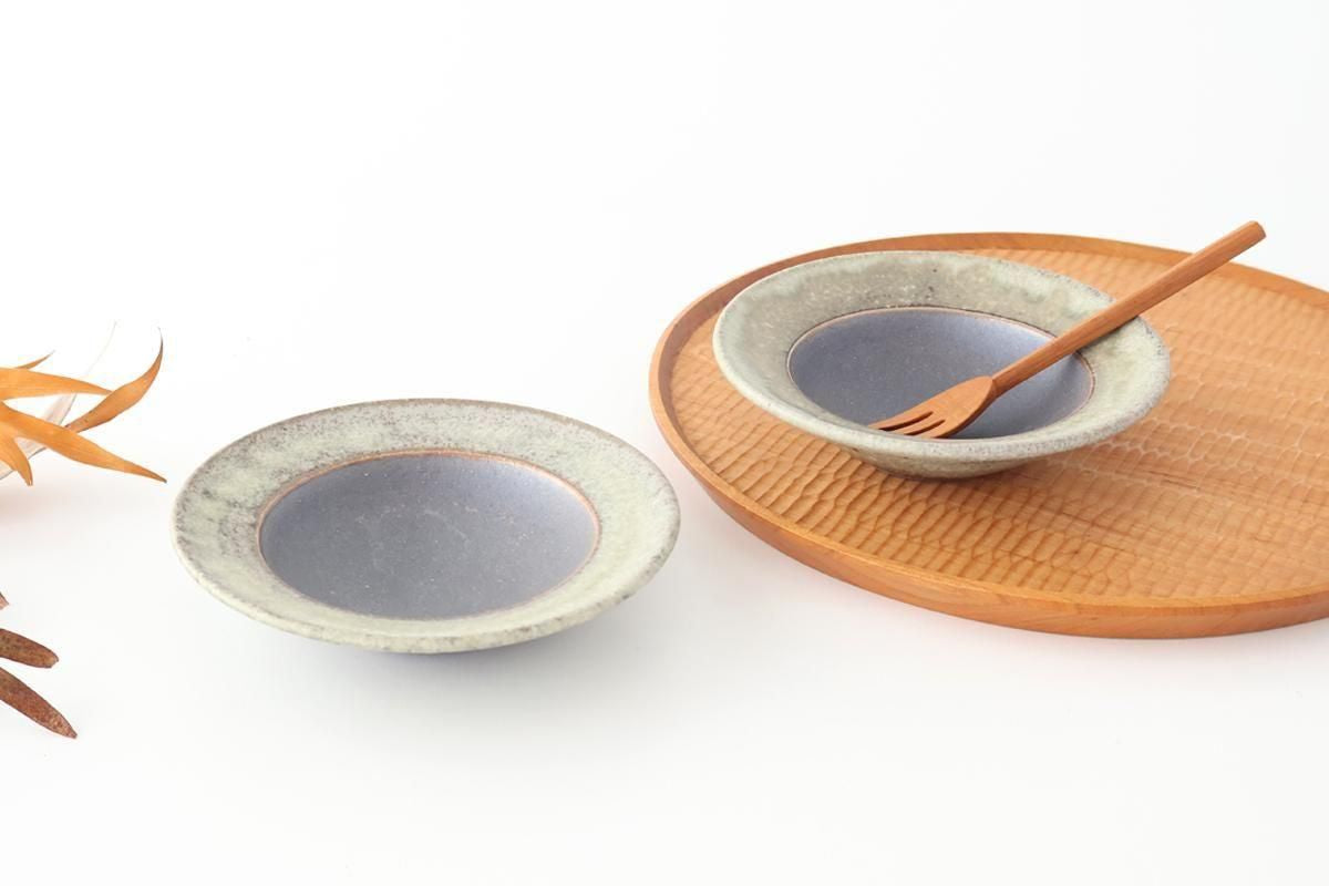 Small Rimmed Bowl Jade and Brown | Serving Bowl Shigaraki Ware