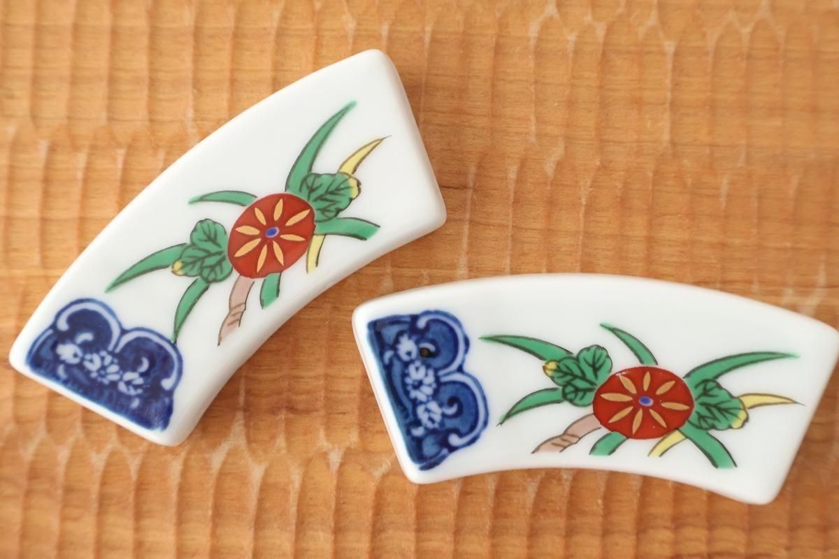 Chopstick Rest Old-Imari Style | Hashioki Arita Ware