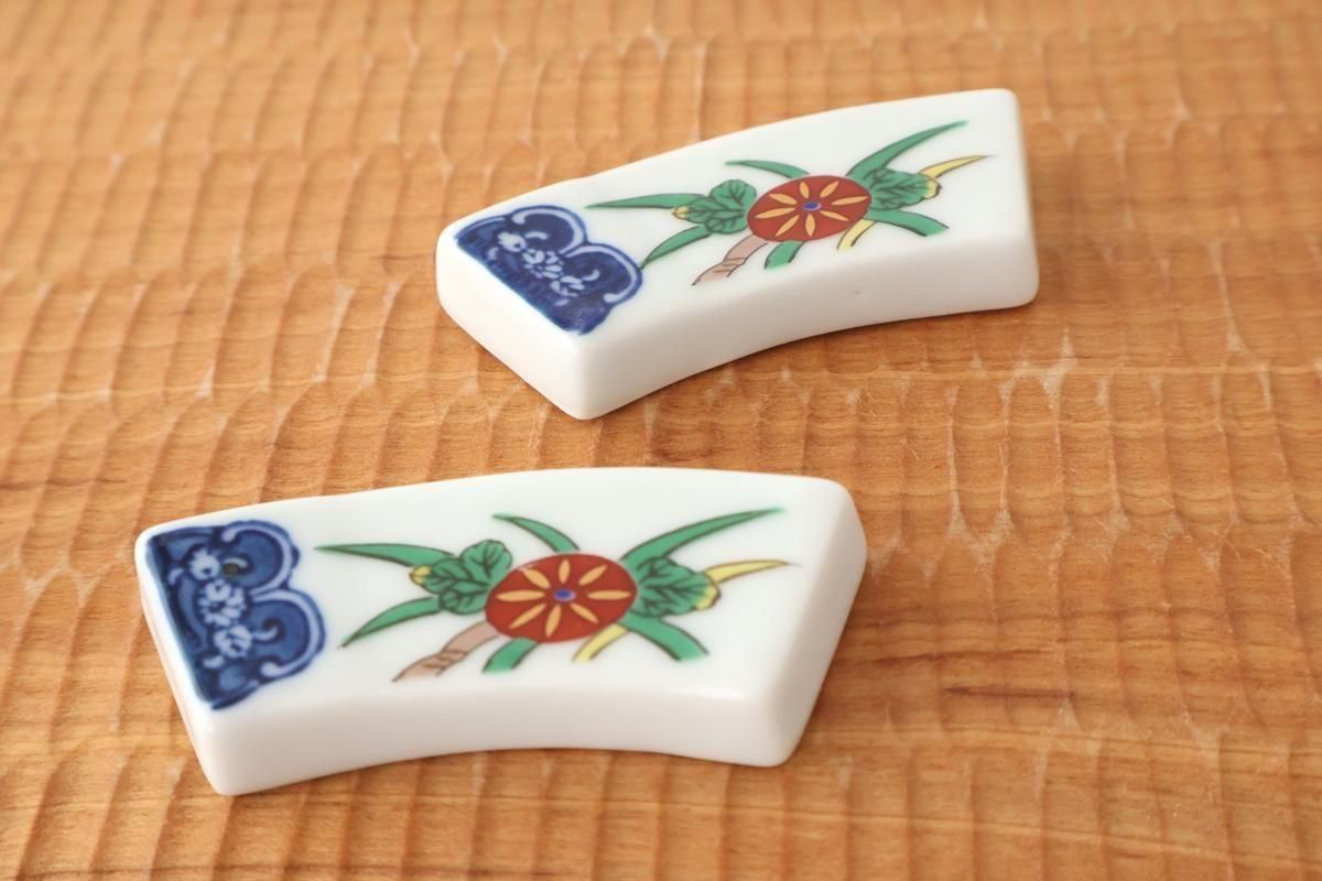 Chopstick Rest Old-Imari Style | Hashioki Arita Ware