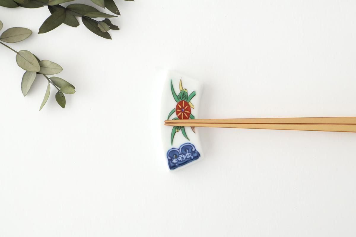 Chopstick Rest Old-Imari Style | Hashioki Arita Ware