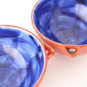 Katakuchi Small Bowl Red and Blue | Hasami Ware