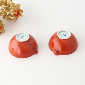 Katakuchi Small Bowl Red and Blue | Hasami Ware