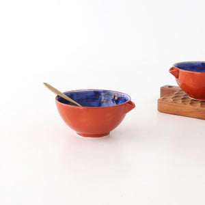 Katakuchi Small Bowl Red and Blue | Hasami Ware