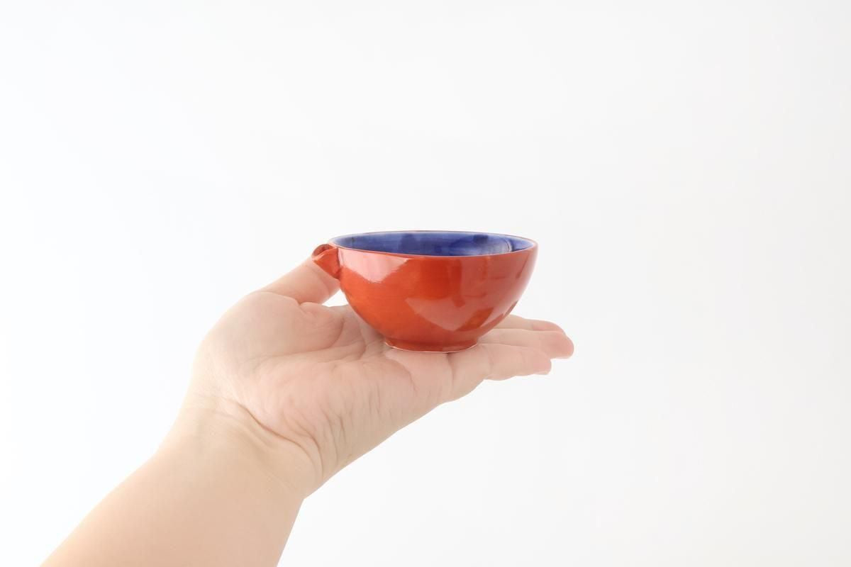 Katakuchi Small Bowl Red and Blue | Hasami Ware