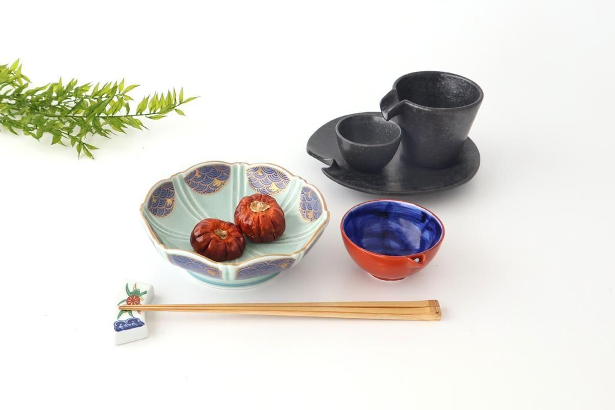 Katakuchi Small Bowl Red and Blue | Hasami Ware