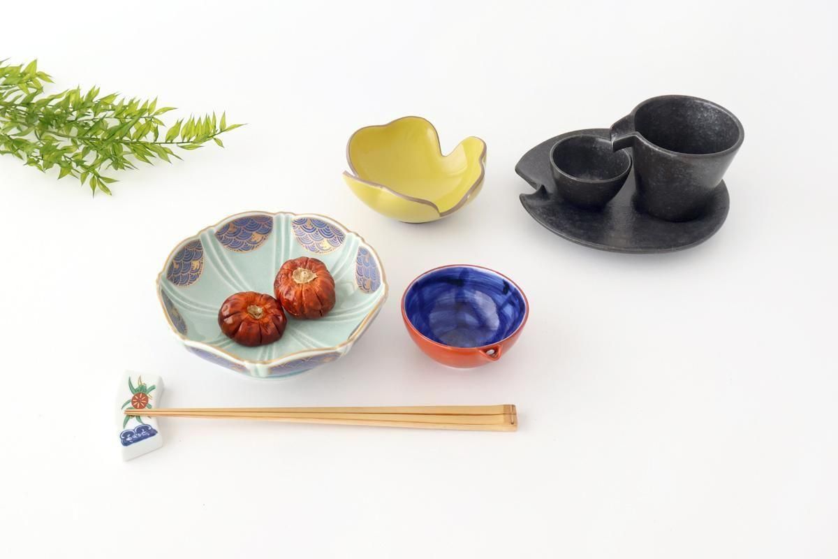 Servig Bowl Seigaiha(Blue wave)Pattern  | Arita Ware