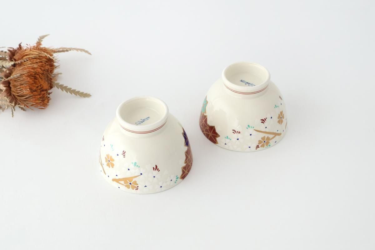 Japanese Cup Sakura and Autumn Leaves｜Yunomi Arita Ware