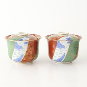 Small Bowl with Lid Old-imari Design | Kobachi Arita Ware