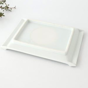 Square Plate Old Imari Red Flowers | Sushi Plate Arita Ware