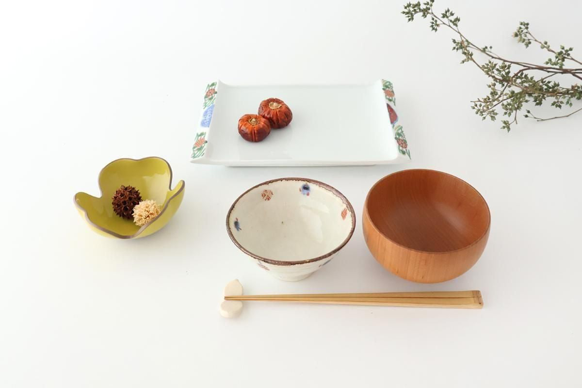 Square Plate Old Imari Red Flowers | Sushi Plate Arita Ware