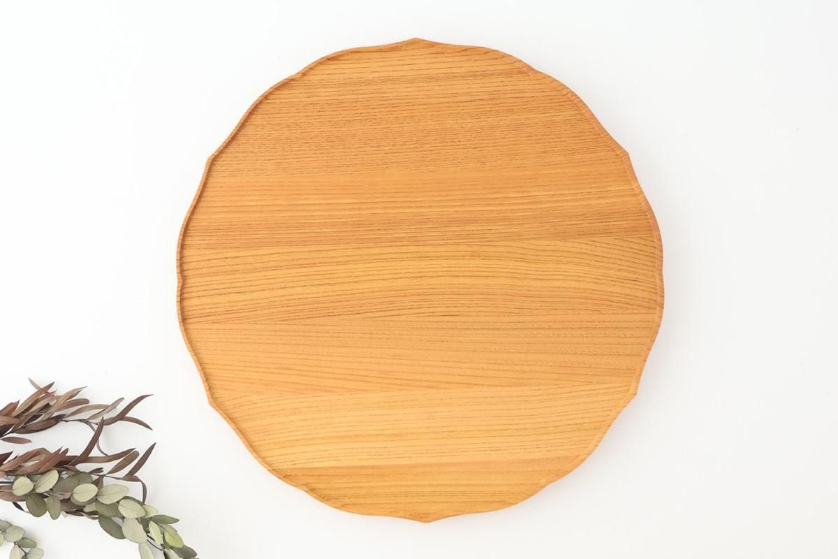 Aizawa Wood Crafts KITO Japanese Tray Zelkova | Serving Tray