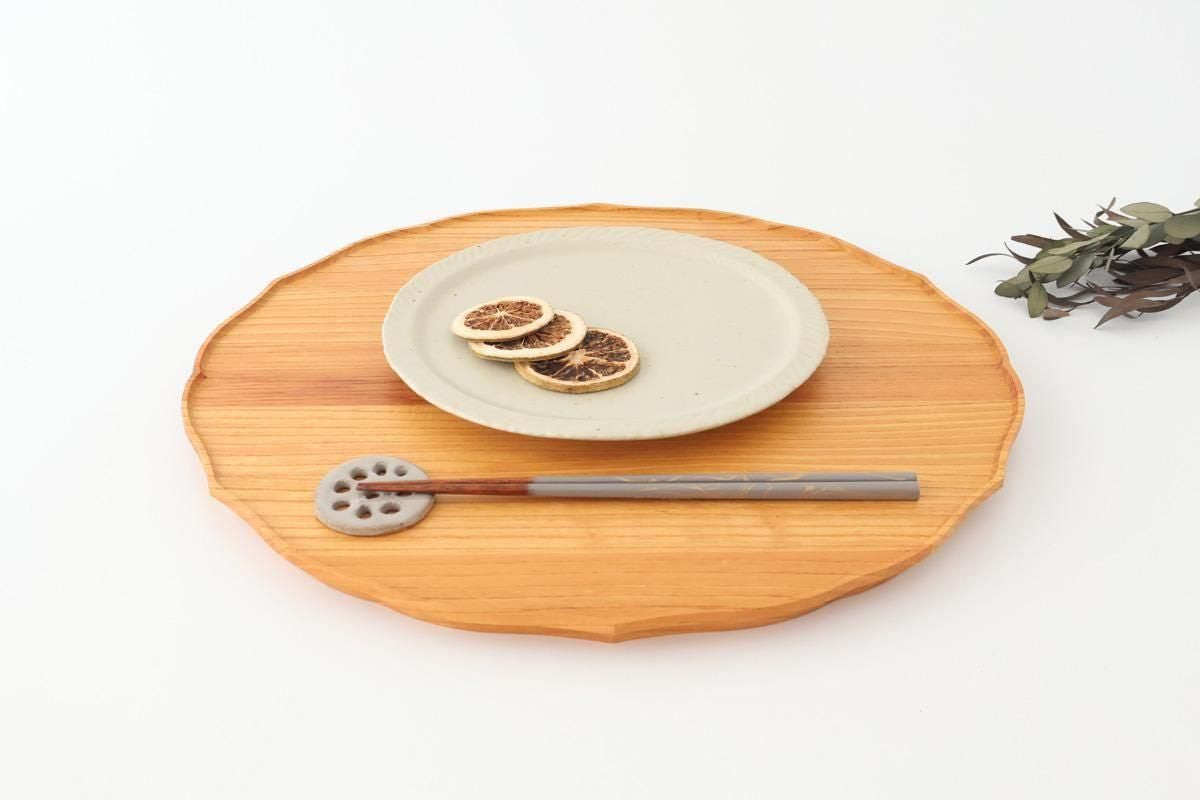 Aizawa Wood Crafts KITO Japanese Tray Zelkova | Serving Tray