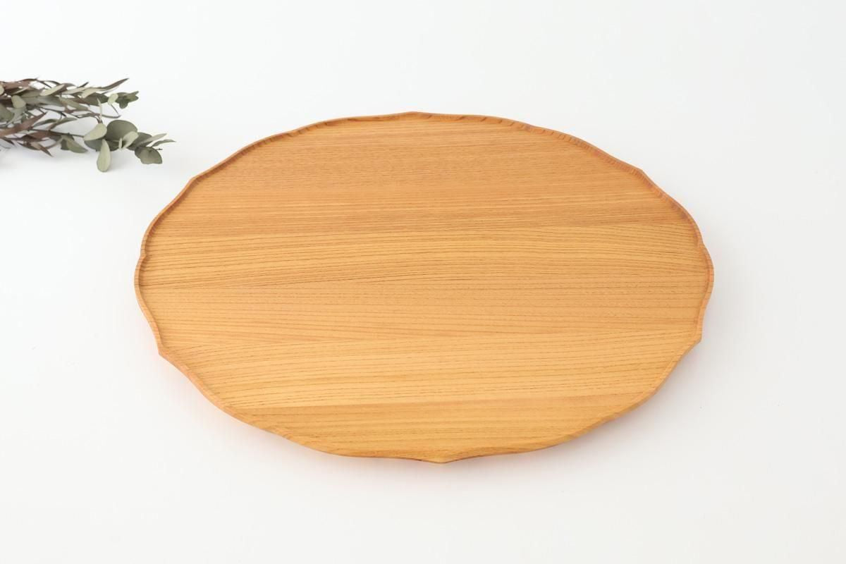 Aizawa Wood Crafts KITO Japanese Tray Zelkova | Serving Tray