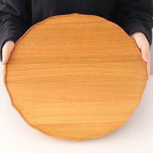 Aizawa Wood Crafts KITO Japanese Tray Zelkova | Serving Tray