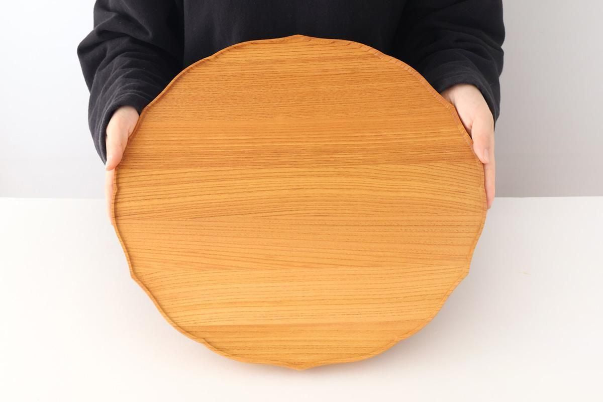 Aizawa Wood Crafts KITO Japanese Tray Zelkova | Serving Tray