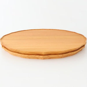 Aizawa Wood Crafts KITO Japanese Tray Zelkova | Serving Tray