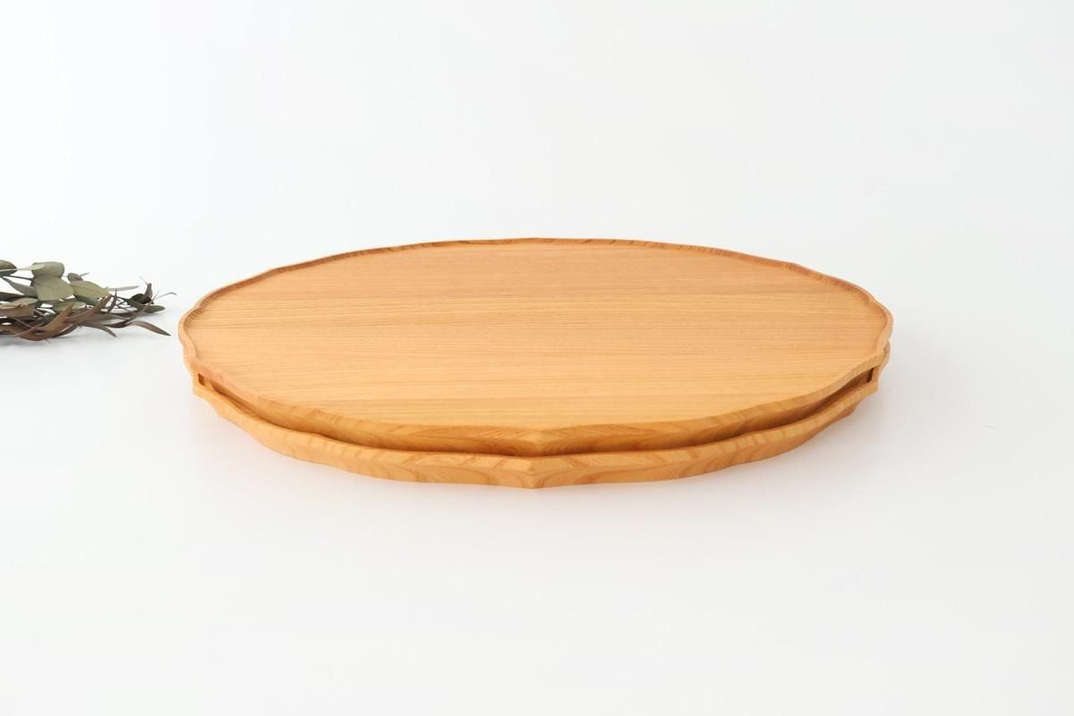 Aizawa Wood Crafts KITO Japanese Tray Zelkova | Serving Tray