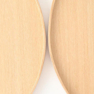 Matsuya Lacquerware Store Wooden Round Tray Ash | Echizen Lacquerware