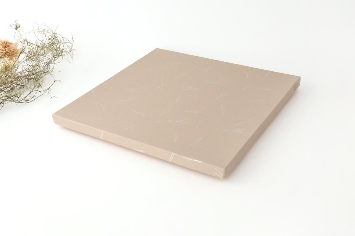 Matsuya Lacquerware Store Wooden Chamfer Tray Ash | Echizen Lacquerware