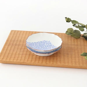 Flower-shaped Plate Blue Mt.Fuji | Sauce Plate Arita Ware
