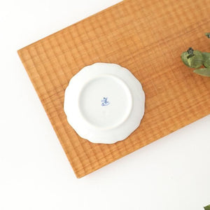Flower-shaped Plate Blue Mt.Fuji | Sauce Plate Arita Ware