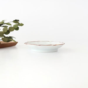 Flower-shaped Plate Blue Mt.Fuji | Sauce Plate Arita Ware