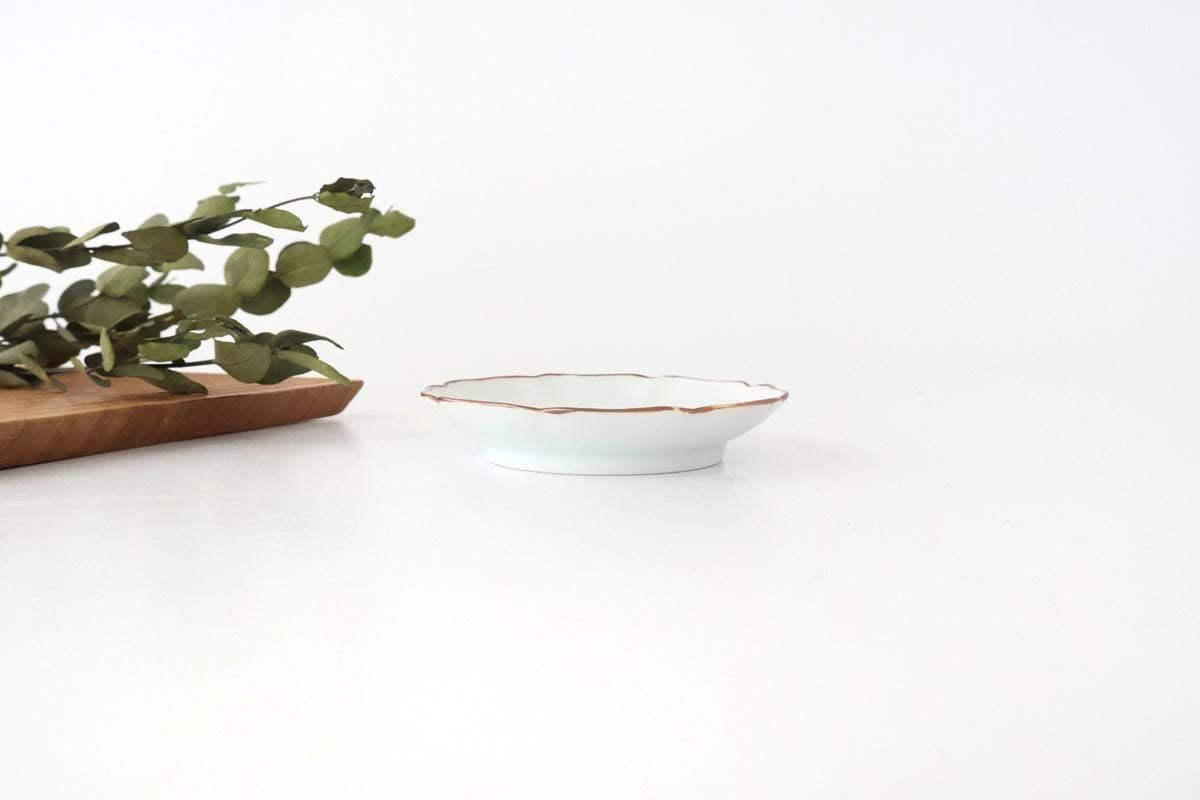 Flower-shaped Plate Blue Mt.Fuji | Sauce Plate Arita Ware