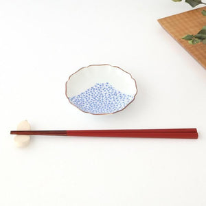 Flower-shaped Plate Blue Mt.Fuji | Sauce Plate Arita Ware