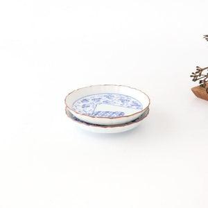 Standing-rimmed Plate Mt.Fuji and Arabesque | Sauce Plate Arita Ware