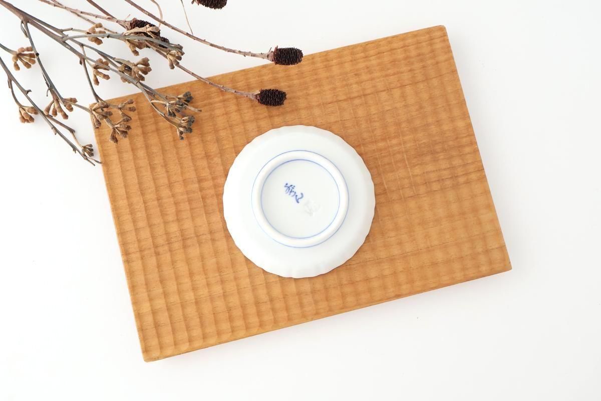 Standing-rimmed Plate Mt.Fuji and Arabesque | Sauce Plate Arita Ware