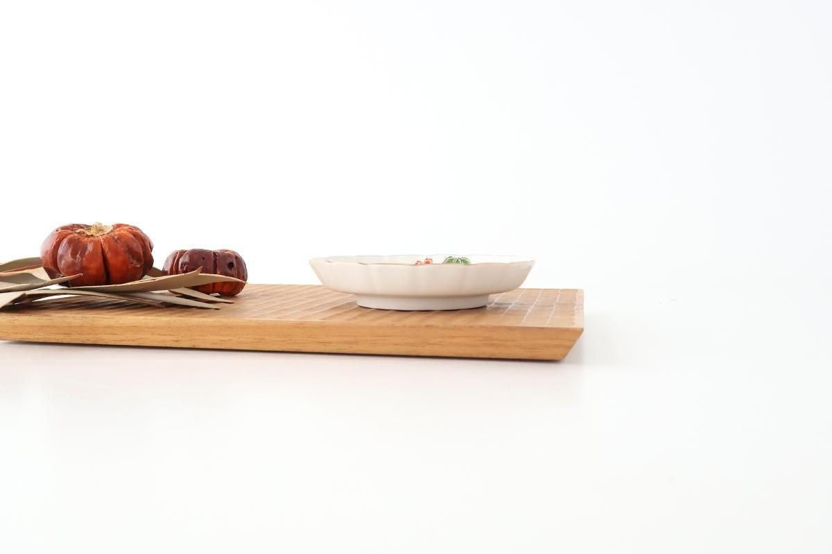 Standing-rimmed Plate Mt.Fuji and Cherry Blossoms | Sauce Plate Arita Ware