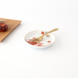 Standing-rimmed Plate Mt.Fuji and Cherry Blossoms | Sauce Plate Arita Ware