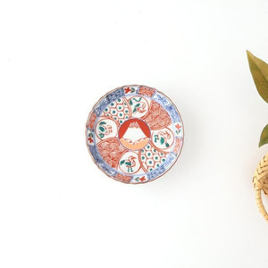 Standing-rimmed Plate Mt.Fuji and Auspicious Pattern | Sauce Plate Arita Ware