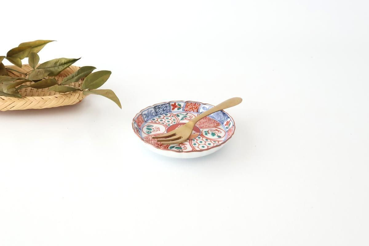 Standing-rimmed Plate Mt.Fuji and Auspicious Pattern | Sauce Plate Arita Ware