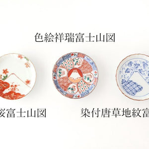 Standing-rimmed Plate Mt.Fuji and Auspicious Pattern | Sauce Plate Arita Ware