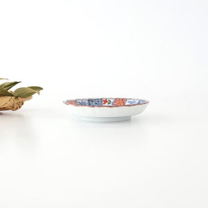 Standing-rimmed Plate Mt.Fuji and Auspicious Pattern | Sauce Plate Arita Ware