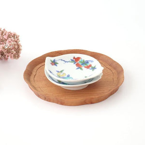 Peach-shaped Sauce Plate Three-fruit Design | Arita Ware