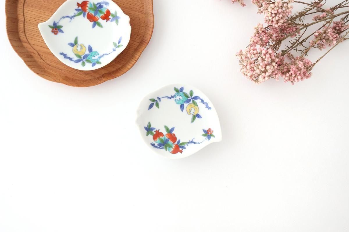 Peach-shaped Sauce Plate Three-fruit Design | Arita Ware